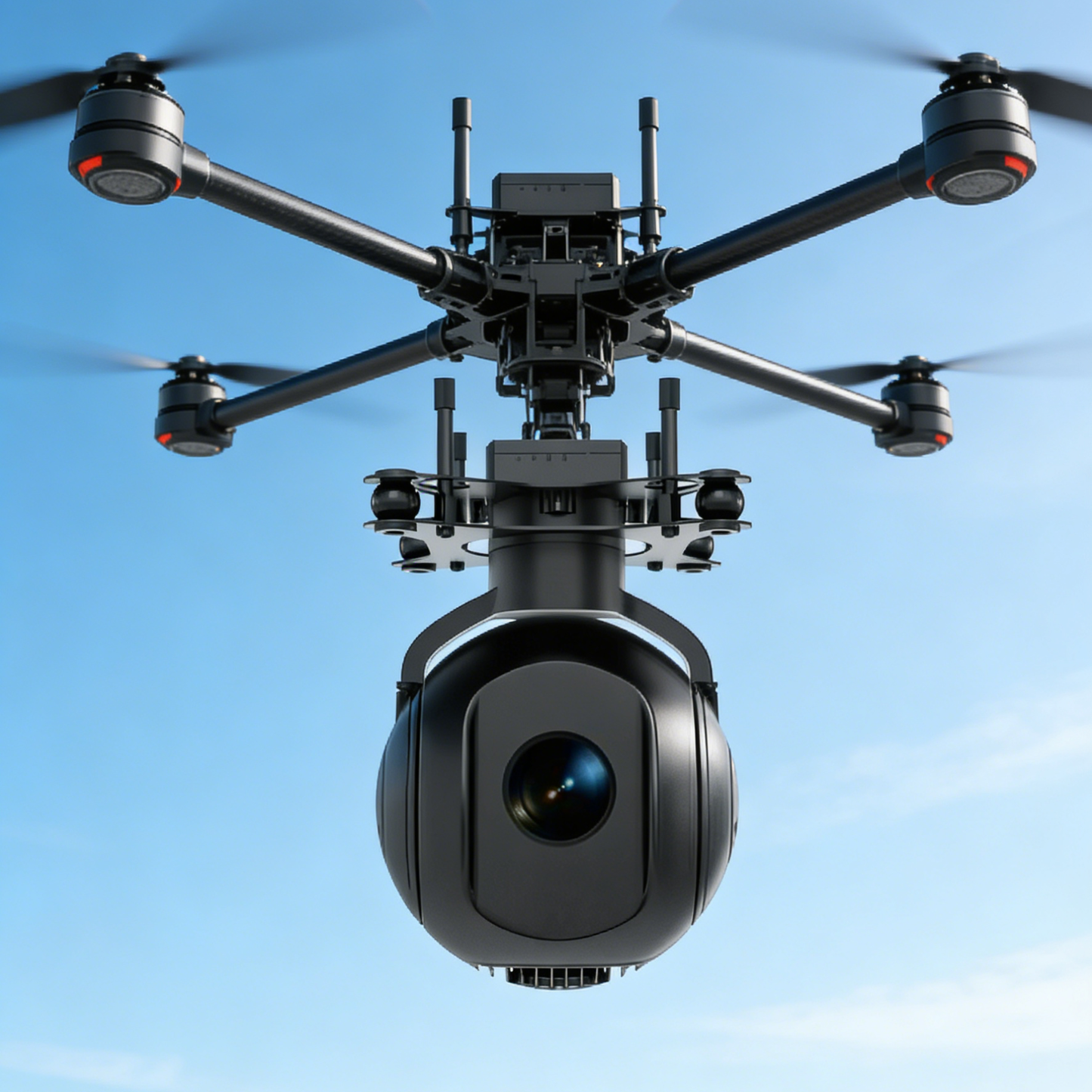 EDS108VB-NNV230T 2-Axis Gimbal Camera 30x Optical Zoom Full Color Night Vision for Mini UAV Surveillance