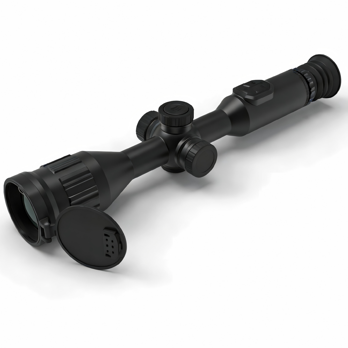 640×512 Thermal Rifle Scope with Laser Rangefinder – 1KM LRF, AI Target Tracking, 50Hz Long Range Hunting Thermal Scope