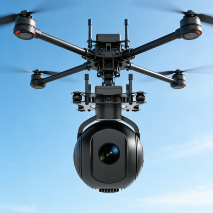 EDS108VB-NNV230T 2-Axis Gimbal Camera 30x Optical Zoom Full Color Night Vision for Mini UAV Surveillance