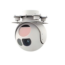 S230TE Dual-Axis Triple-Sensor Electro-Optical Pod  High Stabilization 40x EO Sensor UAV Payload 6KM Laser Ranging Camera