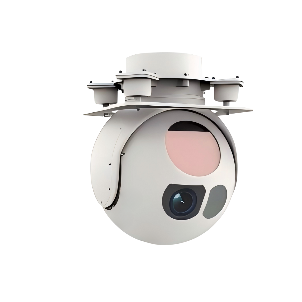 ISR Payload Gyro Stabilized Gimbal Infrared Thermal Camera: S230TG Dual-Axis Triple-Sensor Electro-Optical Pod with Laser Target Designator