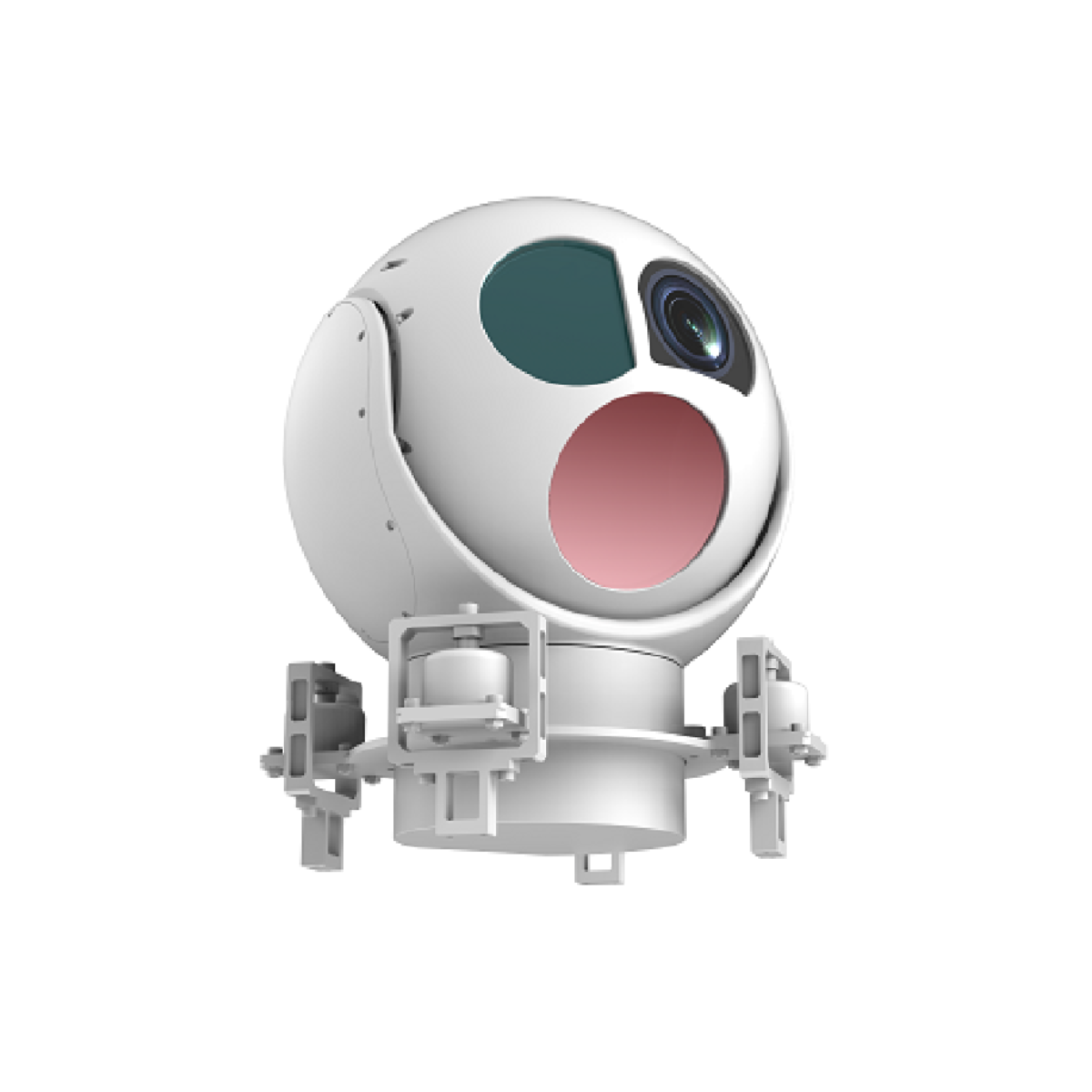 ISR Payload Gyro Stabilized Gimbal Infrared Thermal Camera: S230TG Dual-Axis Triple-Sensor Electro-Optical Pod with Laser Target Designator
