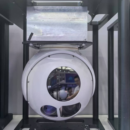 ISR Payload Gyro Stabilized Gimbal Infrared Thermal Camera: S230TG Dual-Axis Triple-Sensor Electro-Optical Pod with Laser Target Designator