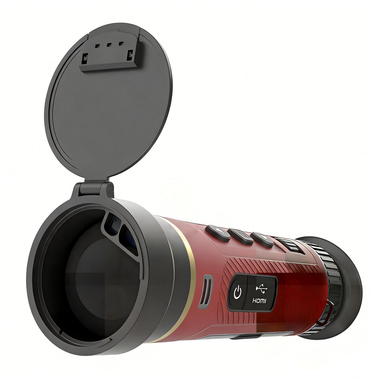 640×512 Thermal Rifle Scope with Laser Rangefinder – 1KM LRF Long Range Hunting Thermal Scope