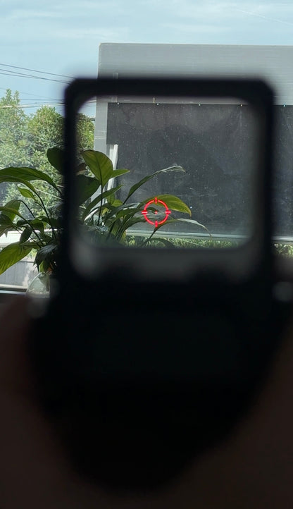 Waveguide Holographic Sight – True 1X Reflex Optic with Auto Brightness & IP68 Waterproof