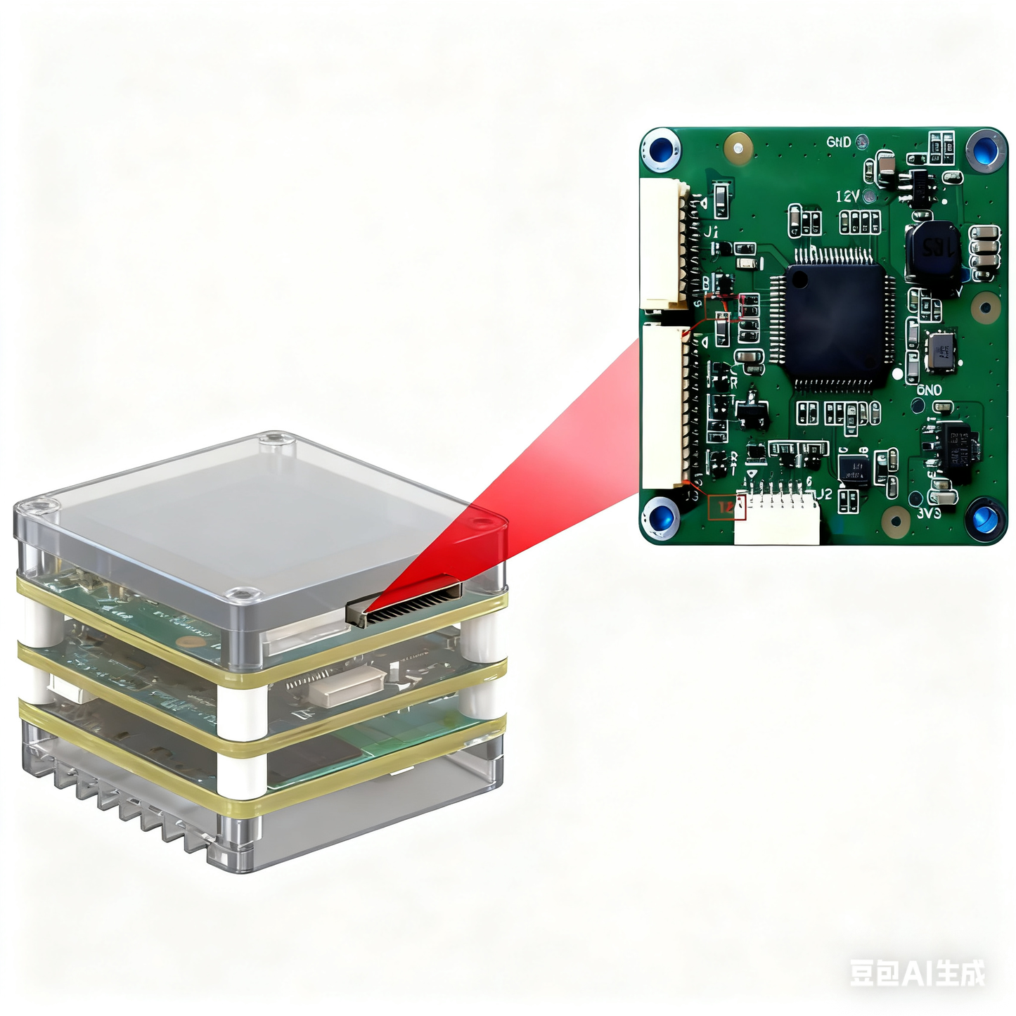 UAV Camera FPV AI Visual Tracking System ST450