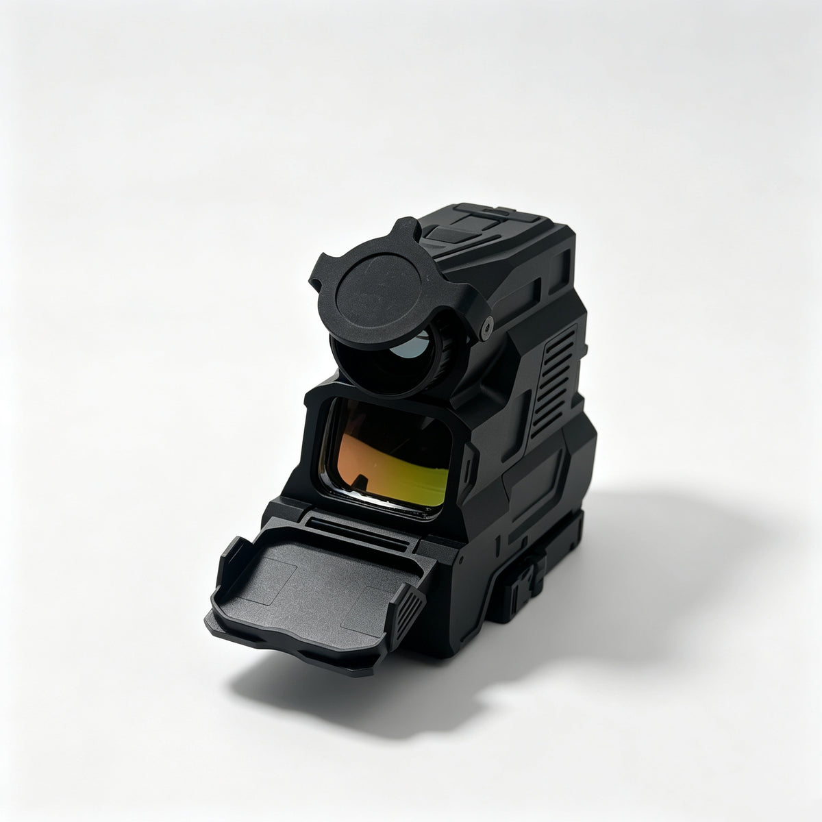 1X Thermal Imaging Fusion Red Dot Sight, Uncooled Vanadium Oxide Thermal Reflex Sight, Multi‑Reticle QD Picatinny Mount IP67 Waterproof for CQB Day & Night Shooting