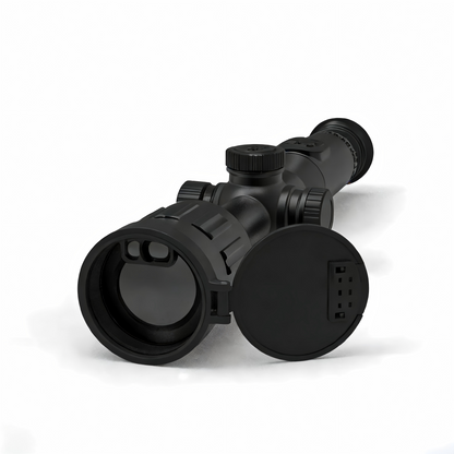 Professional 640×512 Thermal Scope with 1KM Laser Rangefinder – AI Tracking, Smart Ballistics & 15H Battery for Night Hunting