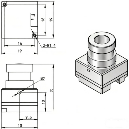 UAV Camera FPV AI Visual Tracking System ST450